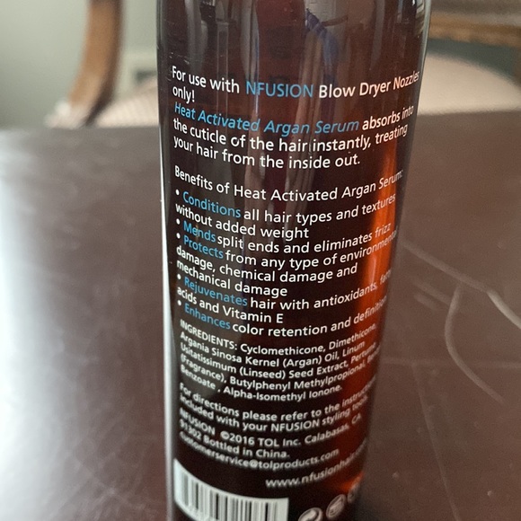 NFUSION Treatment includes Heat Activated Argan Serum + Volumizing Serum - Picture 3 of 4